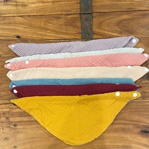Vibrant Bandana Bibs for Babies